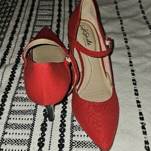 Life Stride Women's Red Heels